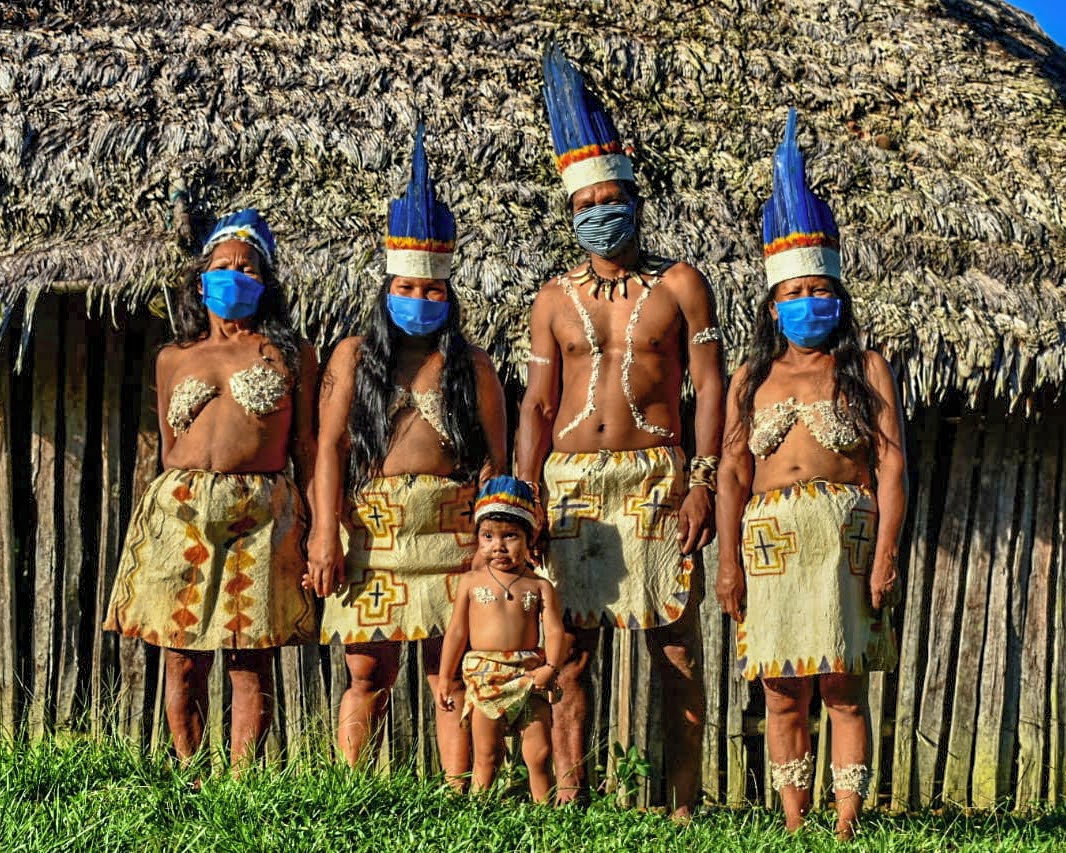 Photo by AFP Photo in Leticia, Amazonas. Image may contain: 1 person, standing and outdoor