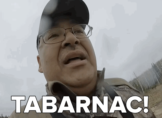 (Tabarnac, also sometimes spelled Tabarnak, basically means "fuck.")