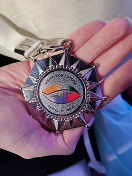 Image may contain: one or more people and ring