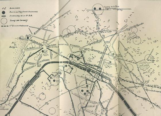 Порядок расположения баррикад в Париже