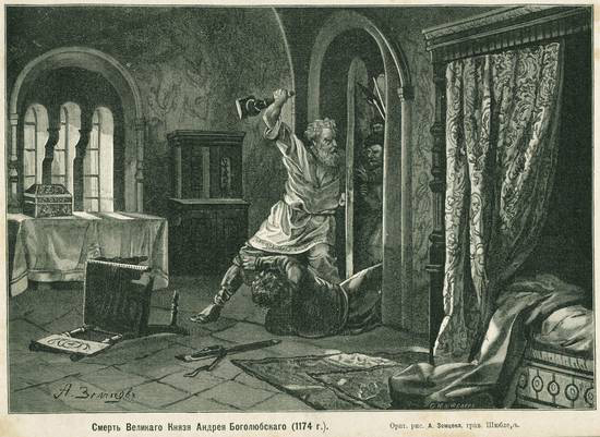 Смерть князя Андрея Боголюбского