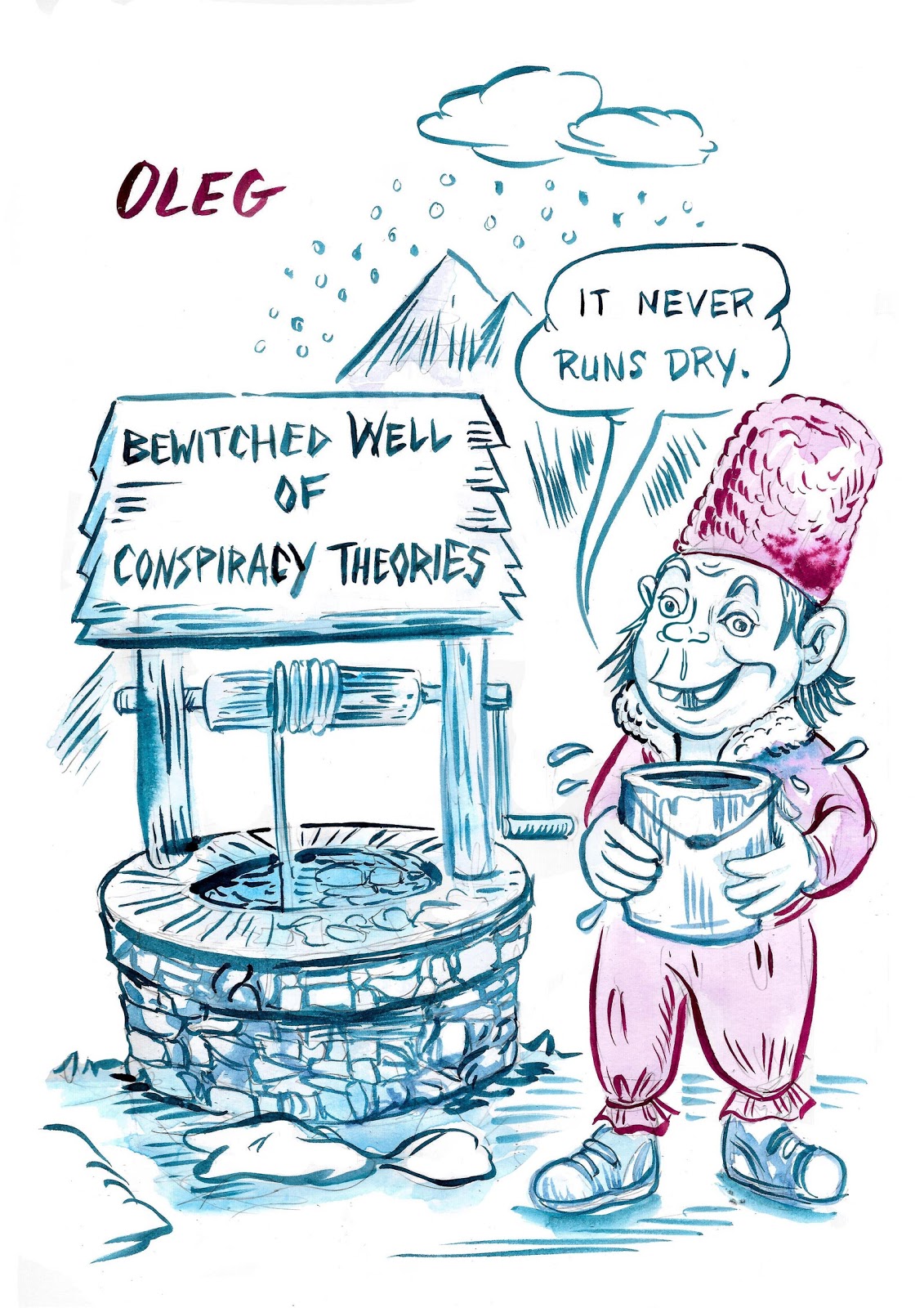 Russian troll called Oleg.